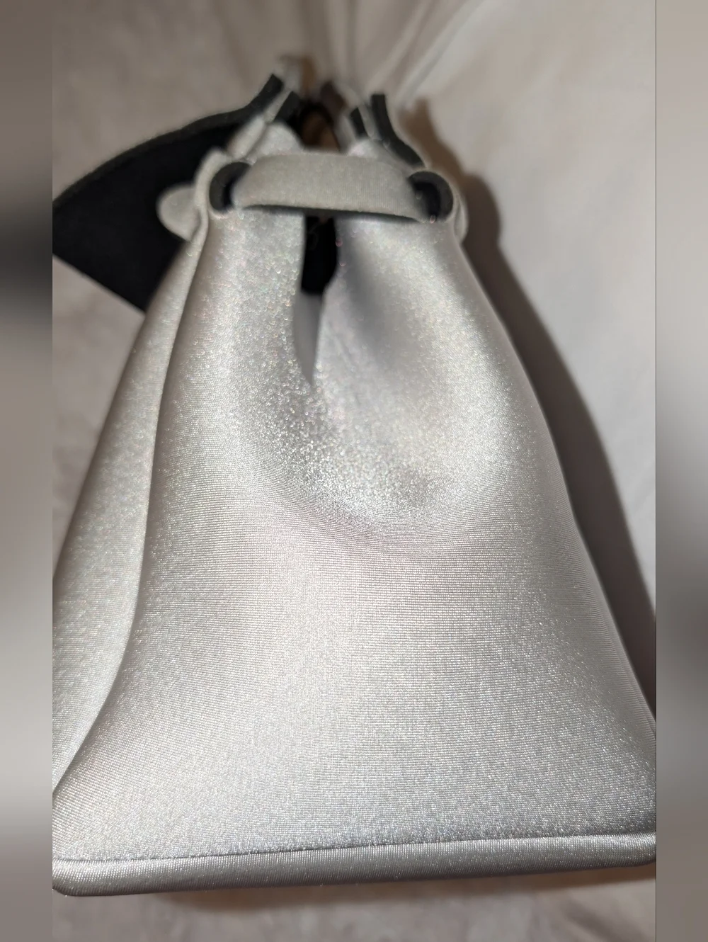 SAVE MY BAG HANDBAG GRAY EUC - Picture 3 of 8